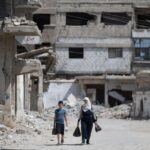 Uma vez que o símbolo da identidade palestina, o centro da cidade da Síria aumenta