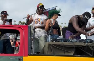 Celebrações de Junet do Iboni Beach Club no Santa Monica Pier