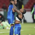 O Brasil está perdendo a Colômbia e a conquista da Copa feminina