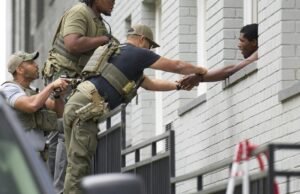 A repressão federal de implementação da lei de Trump estava em forma na área de DC