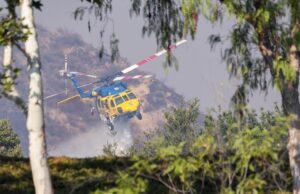 Bom progresso dos tripulações, então o Canian sofreu mais de 75% do incêndio