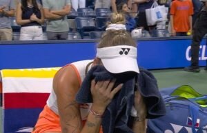 A estrela de Jetynis dos EUA e o ex-campeão de Wimbledon na corte da sentença