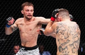 Os detalhes da estrela do UFC, seu futuro Penty está argumentando de surpresa no dedo do dedo