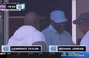 Michael Jordan e Lourns Taylor, Laurenx Taylor, Bill Bill Biblhik UNC Dívida