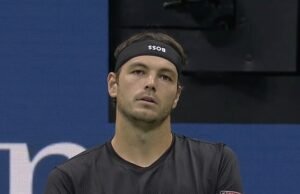 As estrelas do US Open Taylor Fritz Novak Jokovic e Medncase pararam de trabalhar na televisão do guarda -roupa