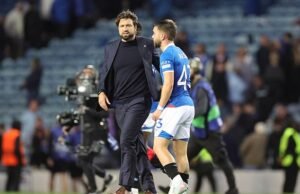 Após a paz, gerente dos Rangers Martin e Martin e Martin e estrela Rasin após o intervalo internacional