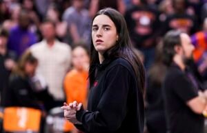 Caitlin Clark está ferido na temporada WNBA