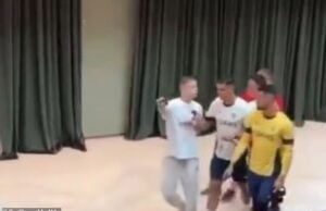 Cristiano Ronaldo era um fã de segurança para empurrar a filial do hotel na lenda da lenda