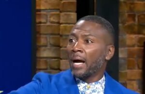 ESPN Ryan Clark em conjunto, junto com a articulação, e pede desculpas depois de ser transmitida e saiu para o éter