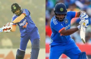 Daysyash Sharma e Sanjuhu Samson lutam pelo slot de Viketker da Índia