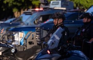 Eles confirmam a segurança na escola de Mazatlan após a violência estudantil