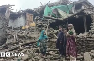 6.0 terremotos na terra do Afeganistão, centenas de pessoas mortas