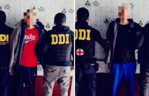 Eles prenderam seu filho que já pegou emprestado violentamente em Mar del Plata