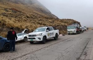 Duas mortes foram mortas e Huancavelica após um grande acidente na estrada andina