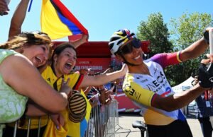 É assim que os colombianos na classificação geral da visita da Espanha no final do estágio 14
