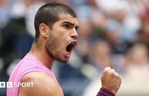 Alcaraz está avançado para o final após a batida de Djokovic