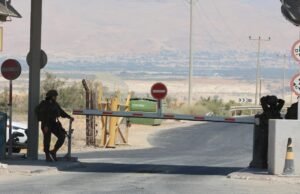 A passagem entre a Jordânia e a Cisjordânia fechou a morte de dois soldados israelenses