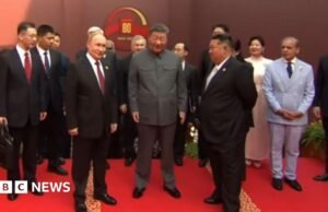 Pequim estava vestido com militares pré-militares