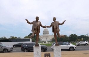 Estátuas de Trump e Epstein não publicam o National Mall