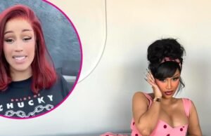 Cardi B identifica o cabelo vermelho quando ele é enganado pela capa do álbum com uma aparência