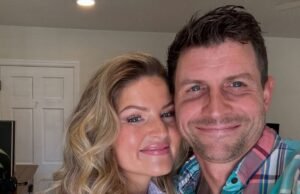 Erin Bates com um Guy Char Share Preparação após complicação do ESPSIS