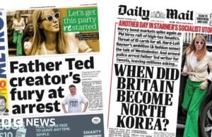 O criador de Graham do papai Ted Ted Ted, e as acusações de dívida dominam o título de quarta -feira