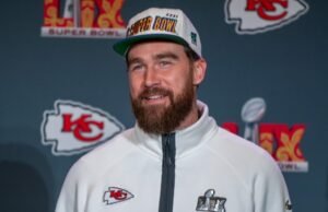 A moda de Travis Kelce é um conflito com direito à cabeça na época do primeiro jogo da temporada