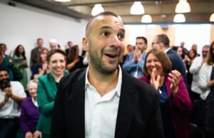 Os líderes do novo partido, Zack Polanski Green