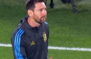 As lágrimas de Messi no momento em que foram para o brilho diante do poema especial contra a Venezuela