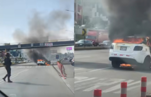 Fogo automático na página de log da estrada em trânsito e gera atrasos no Metropolitan entre Domingo Orué e Aramburú