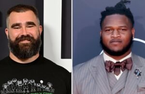 Jason Kelce dá as boas -vindas a Jalen Carter Spring ejeção no abridor da NFL