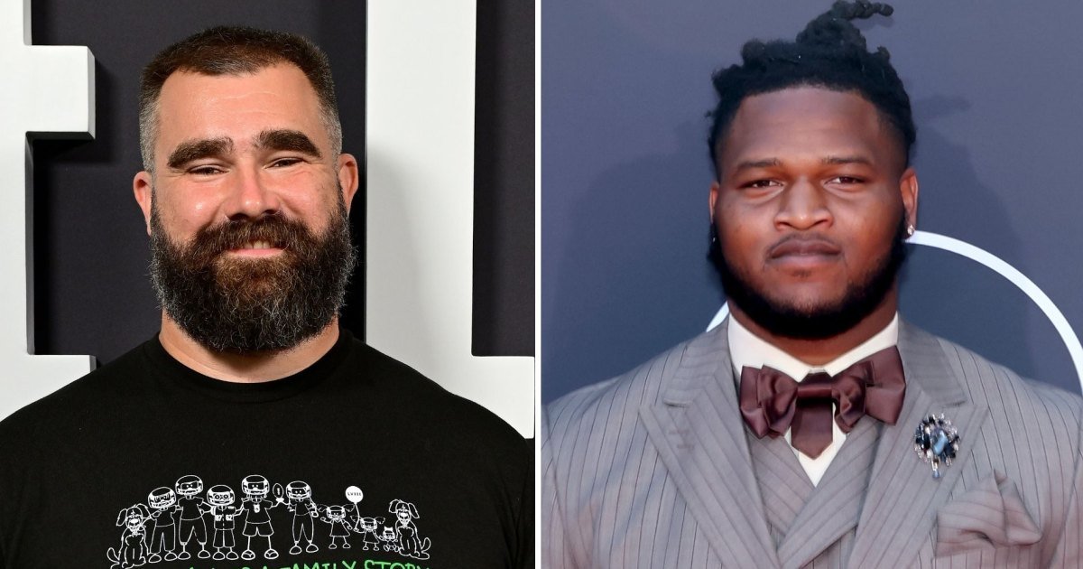 Jason Kelce tem comportamento da NSFW para a estrela da NFL Jalen Carters Springing Act