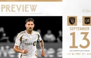 LAFC definido para o jogo básico contra o terremoto de San Jose na Levi Square