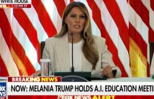 Melania Trump pede os preparativos para os pais à medida que a IA aumenta, a tecnologia calmante para uma criança.