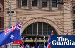 Os neonazistas protestaram contra a imigração de Melbourne