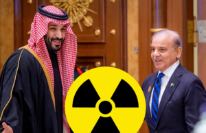 Paquistão e Arábia Saudita assinando o contrato de débito estratégico