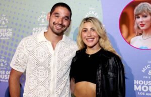 Alan Bersten e Emma Slater prontos para tocar em Taylor Swift para o casamento