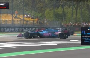 Paul Aron Spin, o piloto que estava no comando de Franco Colapinto, na primeira maneira do primeiro prêmio do Prix Grand Prix