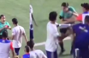 Vídeo: Um jogador atacou o árbitro Vanessa Ceballos depois de ser expulso do primeiro futebol da Colômbia