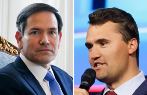 Rubio tem observado o visto de migrantes para celebrar a morte de Charlie Kirk