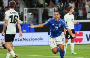 A Itália encontrou gols perdidos e diminuiu a velocidade da Estônia
