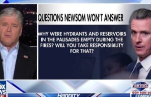 Sean Hannity criticou a California Gavin Newosom