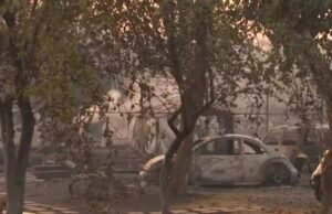 TCU Setembro Flash é sensível: o incêndio queima a cidade histórica em campos chineses