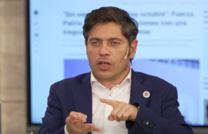Kicillof manteve Milei por toda a violência na conclusão da campanha e aconselhou os vizinhos que “não se aproximam”