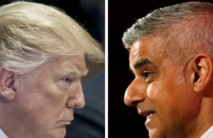 Trump currículo feed com o prefeito de Londres Khan na convenção