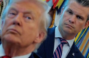 Trump instalado no Departamento de Autodefesa ao ‘Departamento de Guerra’