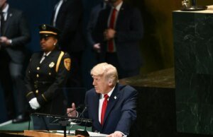 A redução criminal de Trump em Washington, DC durante o endereço da ONU