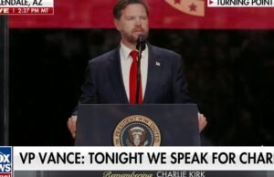 Vice -presidente JD Vance homenageia Charlie Kirk Friends