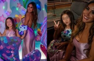 Melissa Paredes participou da estreia de estreia no Panamá com sua filha e “gato” Cuba