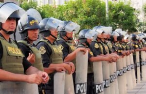 A polícia do Peru sofria com o documento de milhares de inteligência
